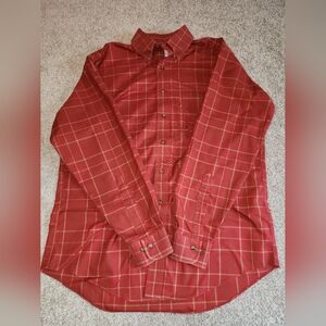 Preowned Brooks Bros‎ size medium red button down shirt
